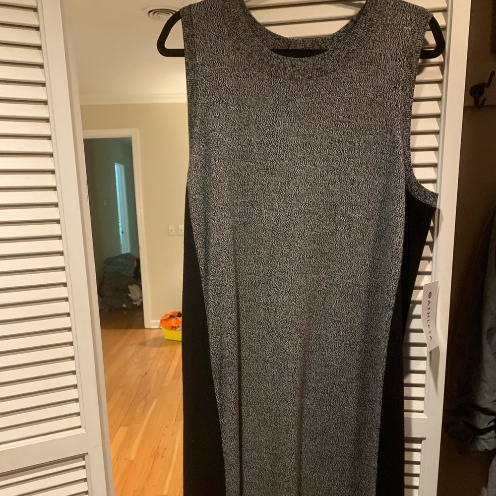 Athleta XL NWT wool blend mid-length dress